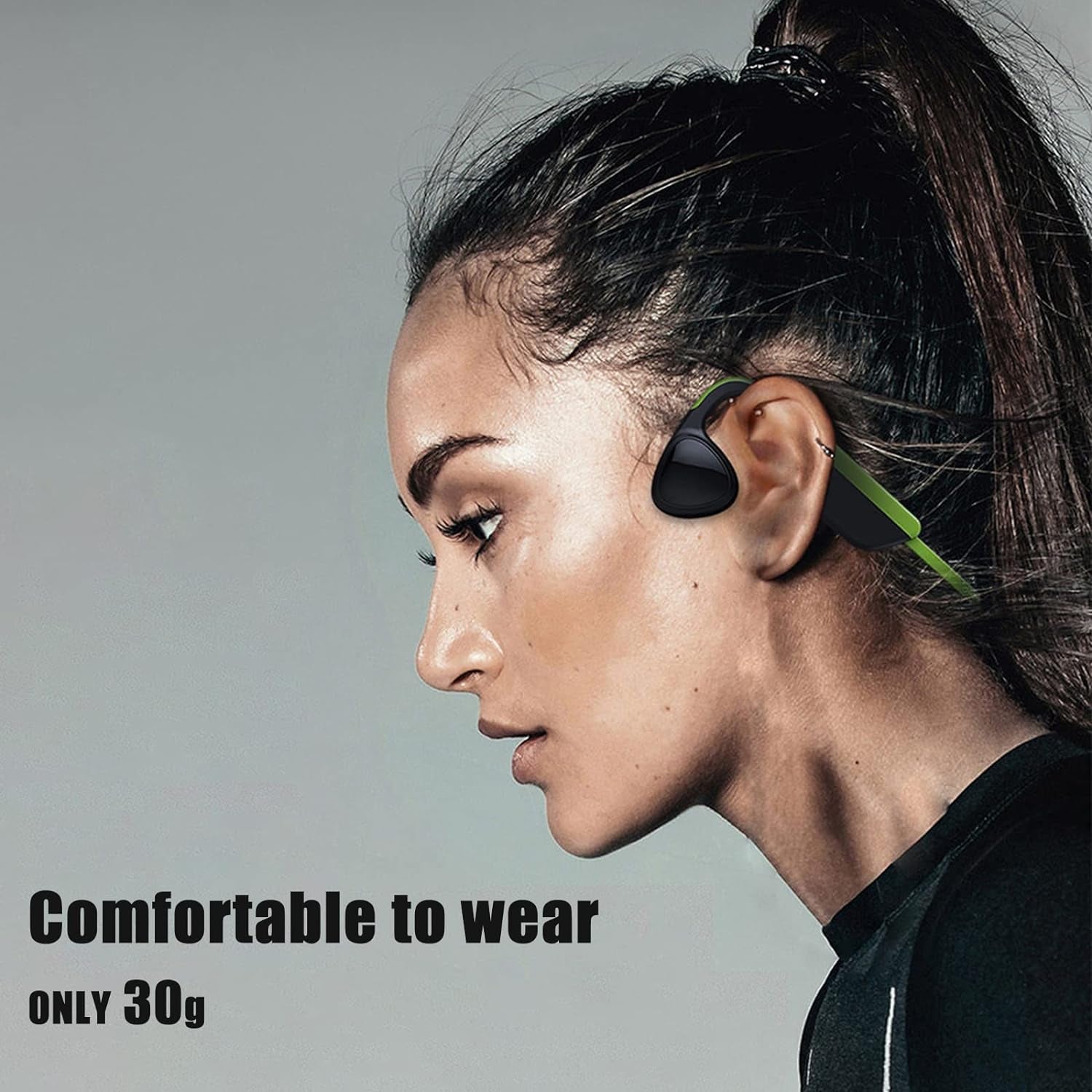Bone Conduction Headphones Swimming Headphones Bluetooth Open Ear Headphones IPX8 Waterproof Underwater Headphones for Swimming with 8G Memory
