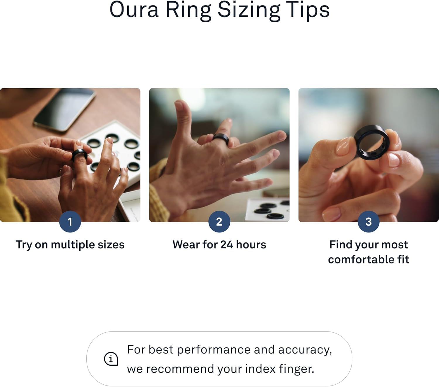 Ring Gen3 Heritage - Black - Size 12 - Smart Ring - Size First with  Ring Gen3 Sizing Kit - Sleep Tracking Wearable - Heart Rate - Fitness Tracker - 5-7 Days Battery Life